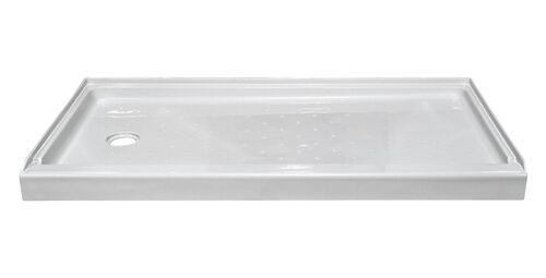 Bath Showers 377940BL Lyons Elite  27'' x 54'' Walk In Shower Base With Left Hand Drain