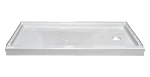 Bath Showers 377941BL Lyons Elite  27'' x 54'' Walk In Shower Base With Right Hand Drain
