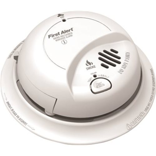 Electrical and Ventilation Safety Products 601271BB, 5975933AH First Alert Hardwired Interconnected Smoke And Co Alarm With Battery Backup