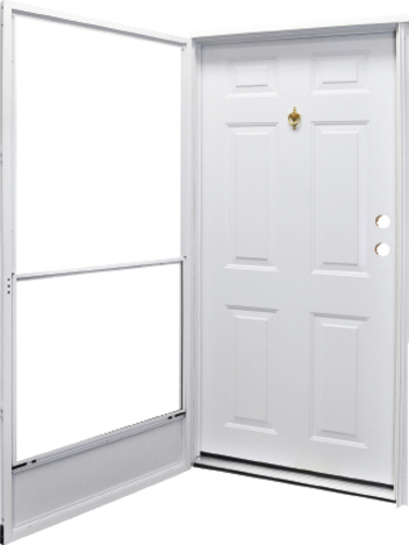 Doors and Windows Front Combination Doors 69K6**** Kinro 34x78 6-Panel Steel Combo door for mobile homes