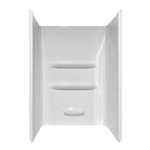 Bath Surrounds 378092BL white, 378094BL biscuit Elite 34'' x 60'' x 69'' shower wall surround