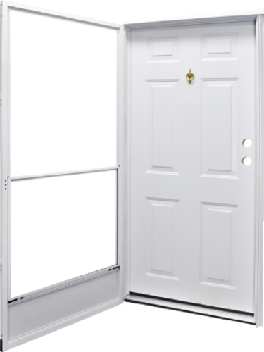 Doors and Windows Front Combination Doors 69K6**** Kinro 34x80 6-Panel Steel Combo door for mobile homes