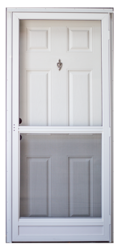 Doors and Windows Front Combination Doors  Cordell Combination Exterior Six Panel Steel Door