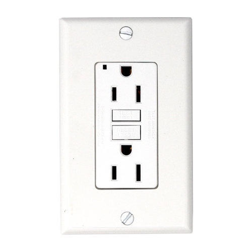 Electrical and Ventilation Outlets and Switches 222889BL, 222891BL GFI Receptacle