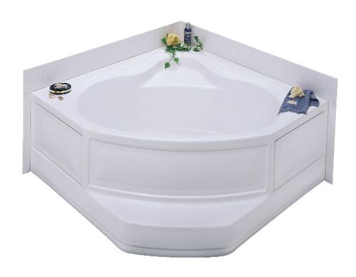 Bath Surrounds 379881BL Better Bath 54''X 54''Heavy Gauge Abs Corner Garden Tub Surround