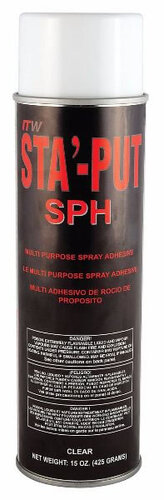 Maintenance and Repair Caulk Sealants and Cleaners 110256BL Sta'-Put High Temp Adhesive 15Oz