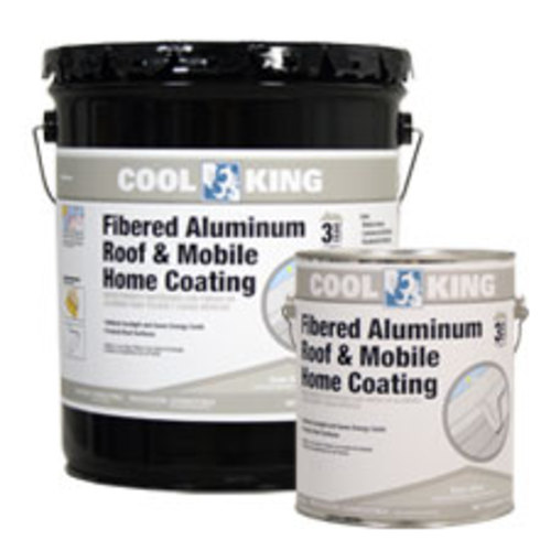 Maintenance and Repair Roofing Supplies and Skylights 110650BL Cool King Economy Roof Coating Roofs