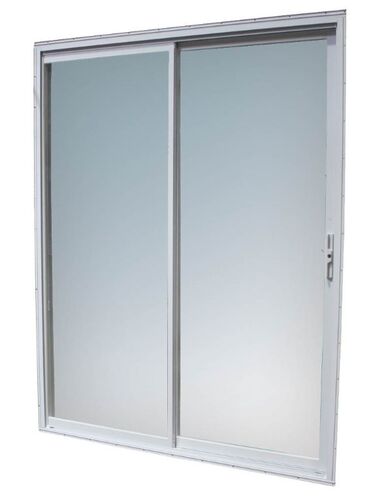 Doors and Windows Patio Doors 212026BL, 212025BL 72''W x 76''H White Aluminum Sliding Glass Patio Door 
