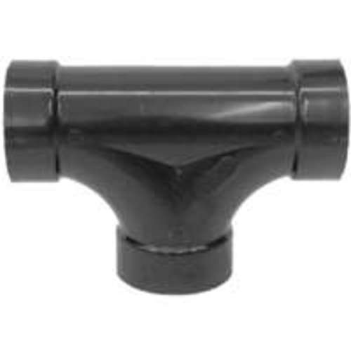 Plumbing ABS Fittings 321622BL Abs 2-Way Cleanout Tee 3''