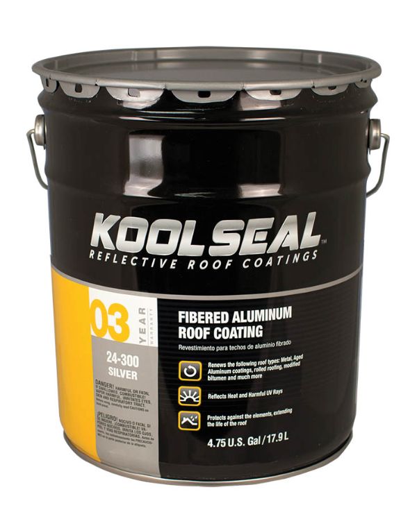Kool Seal Economy Fibered Aluminum 4.75 Gallon