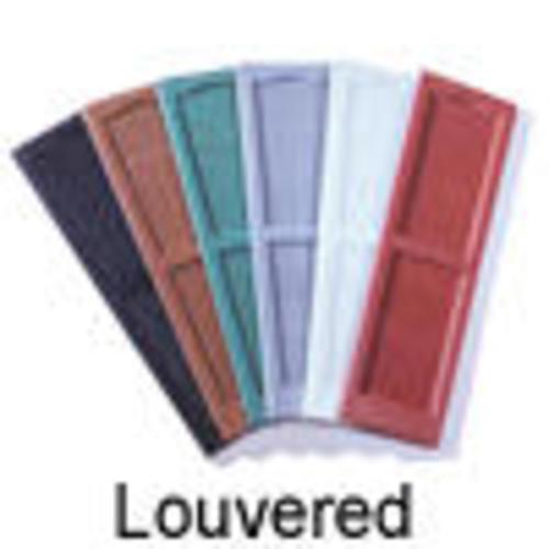 Outdoor Improvements Shutters 16-1203SE - Brown, 16-1202SE- Black, 16-1201SE- White, 16-1205SE- Pine Green, 16-1206SE- Cranberry 12'' x 31'' Vinyl Shutters