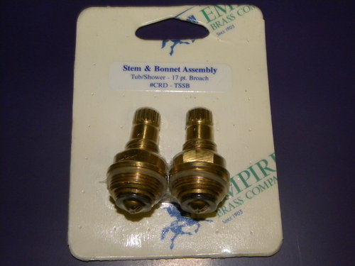 Kitchen Faucet Repair Parts and Accessories 374409BL Empire Kitchen And Lavatory Faucet Stem & Bonnet (Pair) Faucets