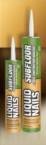 Maintenance and Repair Caulk Sealants and Cleaners 110257BL Liquid Nails For Subfloors (Exterior)