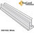 Skirting 201022BL,  Trugard Vinyl Skirting Bottom Rail