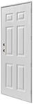 Doors and Windows 69K6****L0 Kinro 6-Panel Steel Out-swing door f..