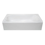  Elite 30''x60'' fiberglass acrylic bathtub 