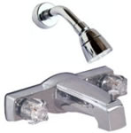 Empire One Piece Two Valve Faucet (Straight Backset)