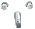  Empire Two Valve Faucet And Spout With Diverter