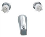 Bath 378811BL,  Empire Two Valve Faucet And Spout Wi..