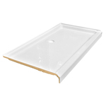 Lyons Elite  27'' x 54'' Walk In Shower Base With Center Drain