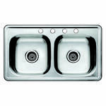  33''X 19''X 8''Stainless Steel Kitchen Sink