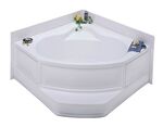 Better Bath 54''X 54''Heavy Gauge Abs Corner Garden Tub Surround