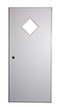  Mobile Home Outswing Door-Diamond Window-(White Outside & White Inside)
