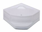 Better Bath 54'' x 54'' Heavy Gauge Abs Corner Garden Tub Rh Drain