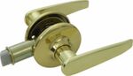 Doors and Windows 290110BL Lever Passage Lock Polished Brass