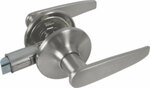 Doors and Windows 290112BL Lever Passage Lock Brushed Nickel