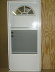  Combination Exterior Door With Fan Lite Window 4''Jamb